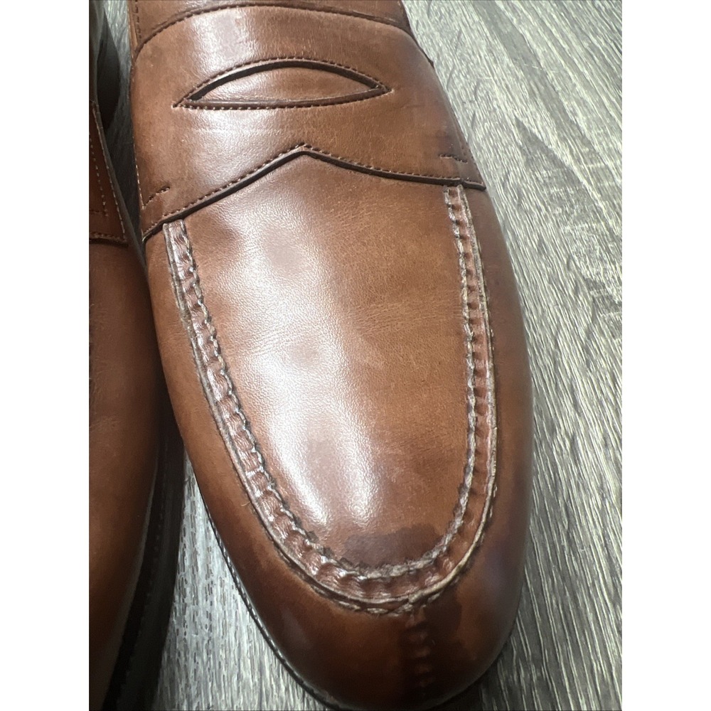 Edward Green Sloane Penny Loafers Brown Leather Slip On Shoes UK 9/9.5 US 10 D - Picture 10 of 16